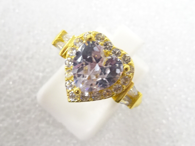 COLORED STONE FASHION RING / JP SIZE 16